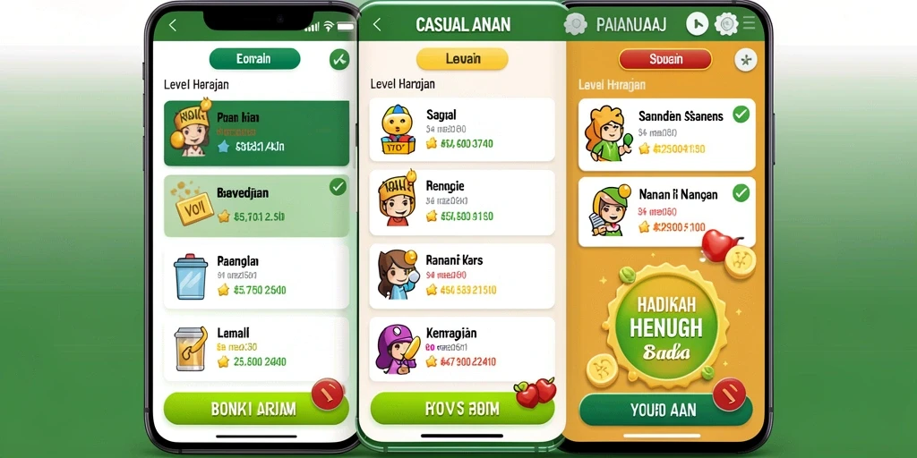 Antarmuka aplikasi yang intuitif dan menarik.