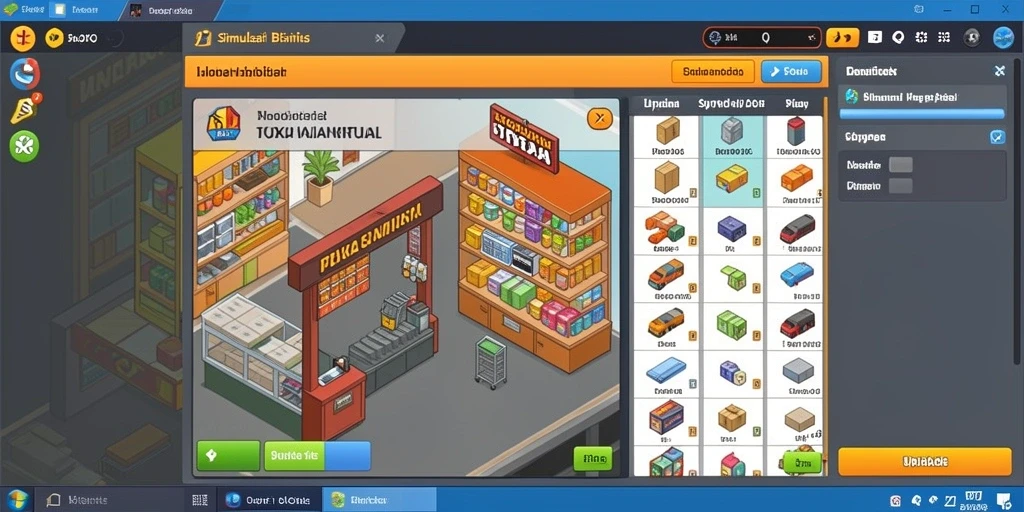 Screenshot menunjukkan tampilan antarmuka yang menarik.