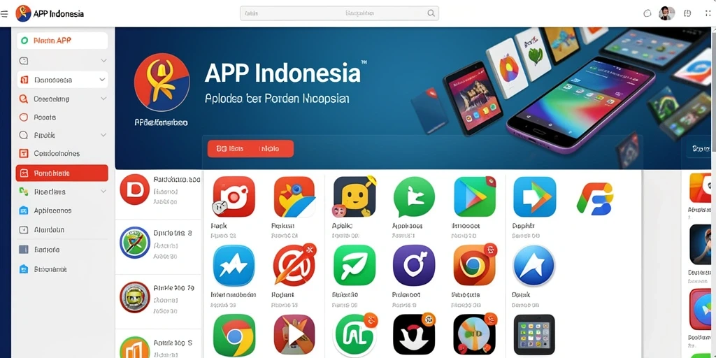 Tampilan awal aplikasi EMON77 yang menarik.