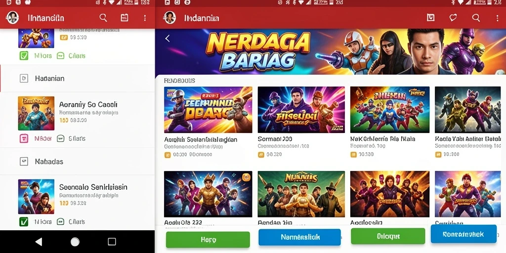 Tampilan antarmuka yang user-friendly dan menarik.