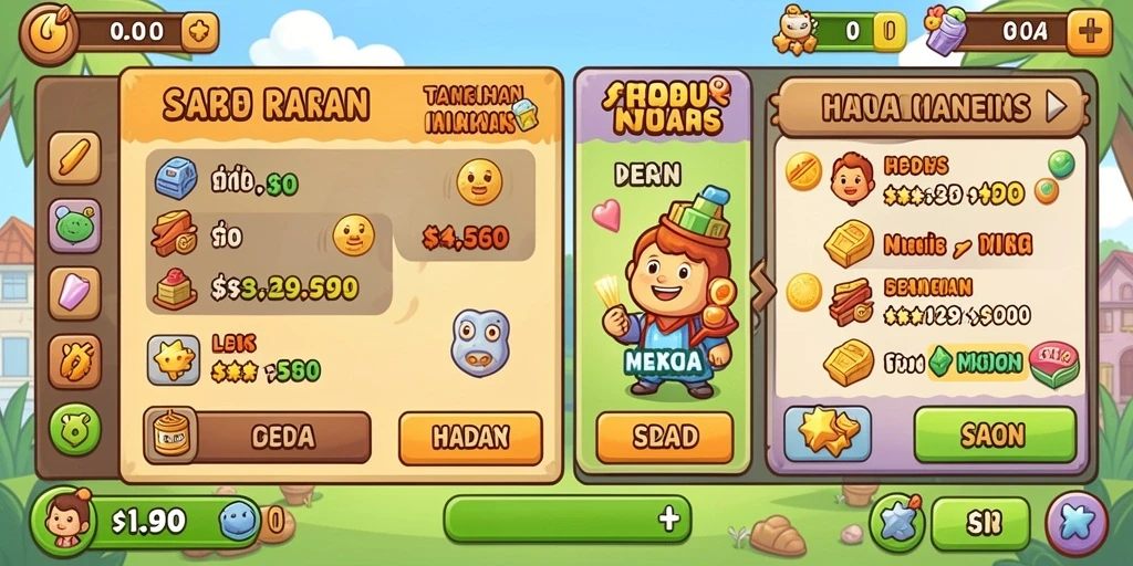 Tampilan antarmuka yang intuitif dan menarik.