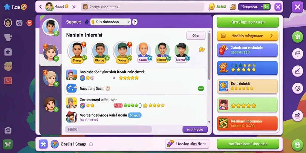 Tampilan antarmuka pengguna yang menarik dan sederhana.