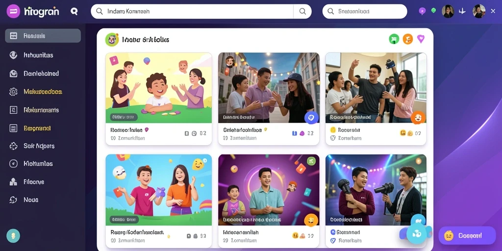 Tampilan antarmuka yang intuitif dan menarik.